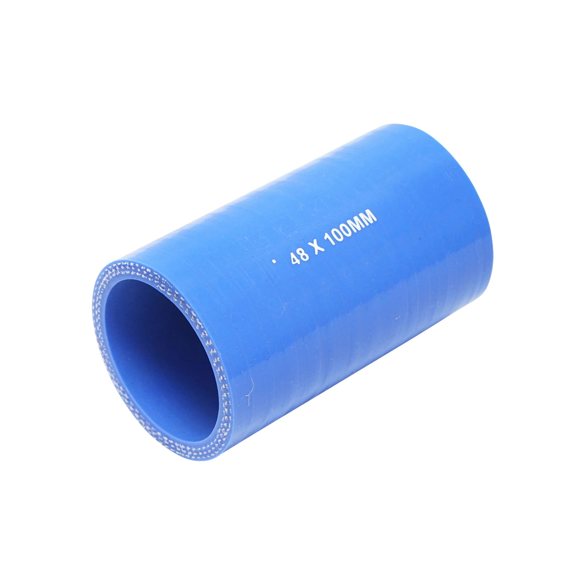 Cooling hose straight 48x100mm silicone with textile insert Breckner Germany